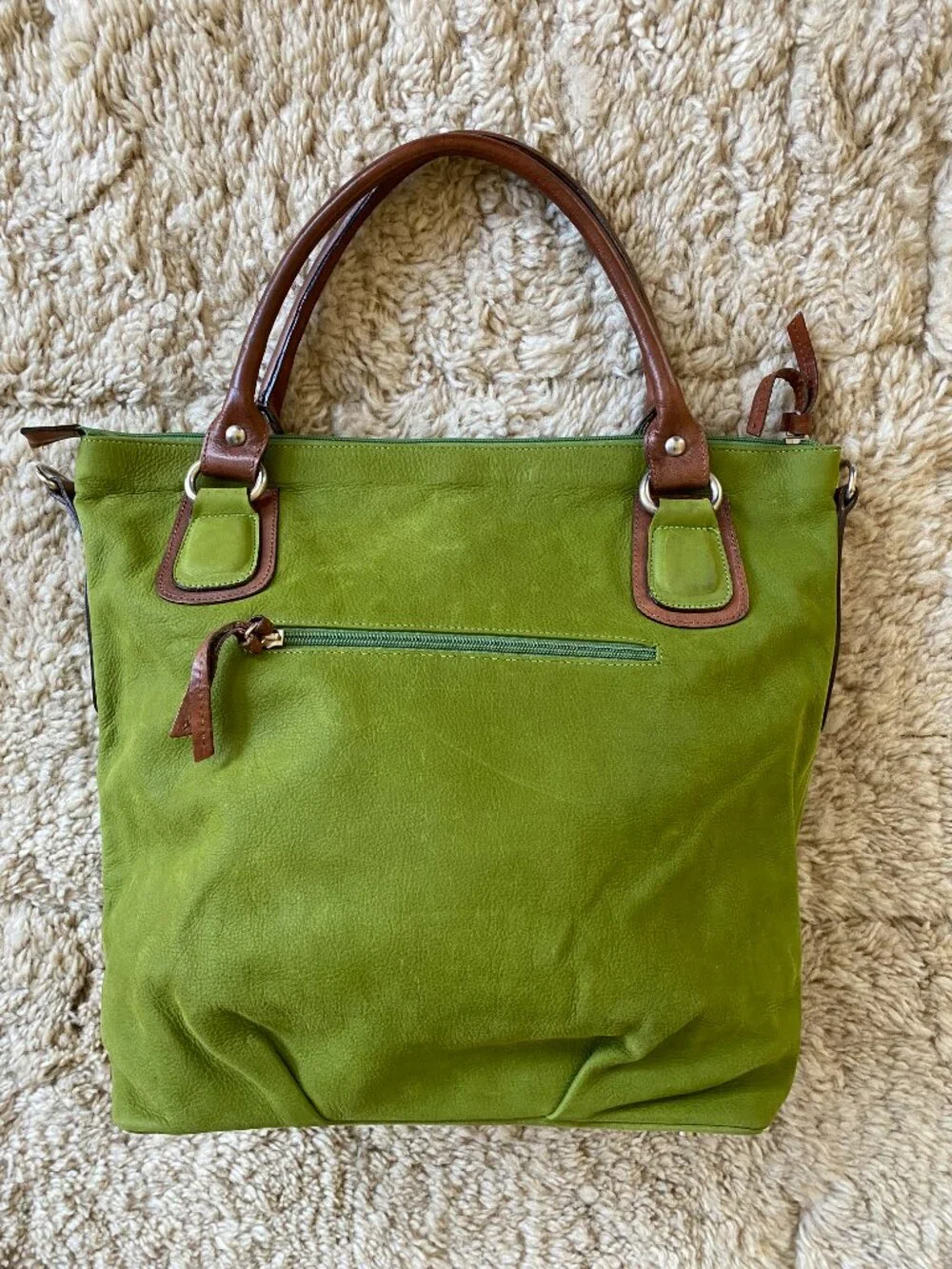 Letorri Leather Handbag Made in Italy - Picture 3 of 15